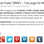 [GET] Social Networks Auto Poster PRO (SNAP)