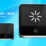 Touch Screen Icon PSD