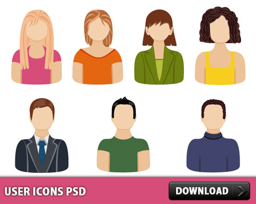 User Icons PSD L