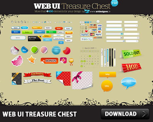 WEB UI Treasure Chest L