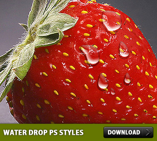 Water Drop Free Photoshop Styles L