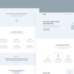Website Landing Page Wireframe Free PSD