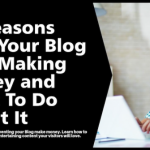 11 Reasons Why Your Blog Isn’t Making Money and What To Do About It