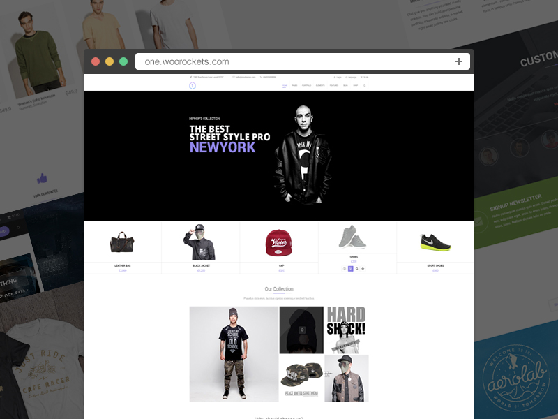 ECommerce Homepage Layout Design PSD
