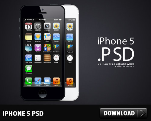 IPhone 5 PSD L