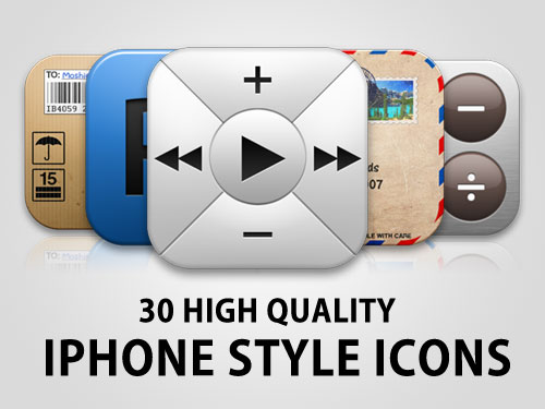 IPhone Style Icons L