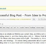 Creating a Successful Blog Post – From Idea to Promotion