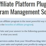 [Get] WordPress Affiliate Platform Plugin v6.0.3 – Simple Affiliate Program Management Software
