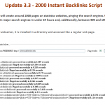 [GET] 3100+ StatsSites List + 1 Click Backlinker Script For Instant Backlinks V3.3